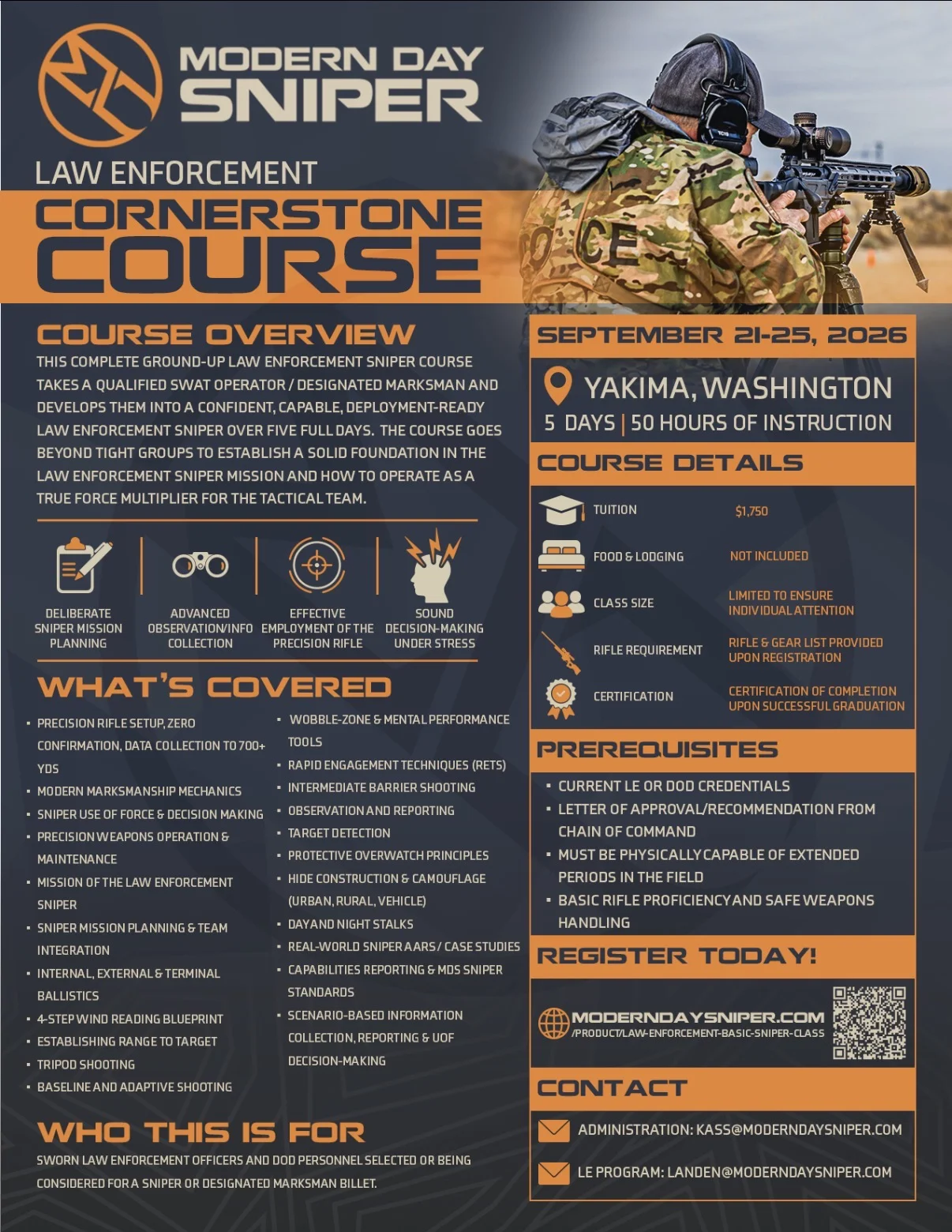 Law Enforcement Cornerstone Course